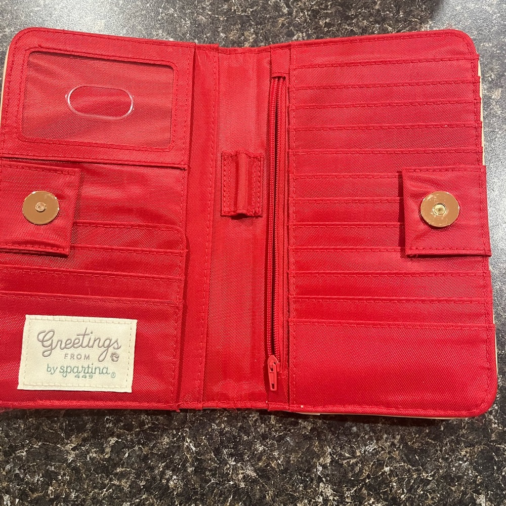 Spartina 449 Multicolor Map Wallet - Picture 2 of 3